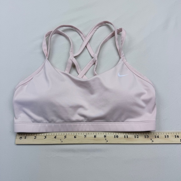 Nike DriFit Light Pink Crisscross-Strap Sports Bra - Picture 5 of 8